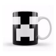 Humuts Creeper White Face Minecraft Kupa Bardak