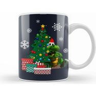 Humuts Croc Around the Christmas Tree Beyaz Kupa
