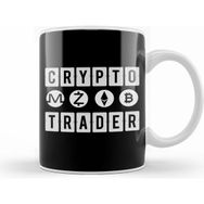 Humuts Crypto Trader Bitcoin Blockchain Distressed 02 Beyaz Kupa