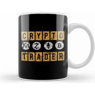 Humuts Crypto Trader Bitcoin Blockchain Distressed Beyaz Kupa