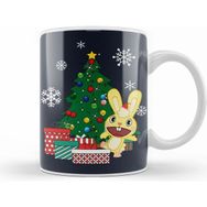 Humuts Cuddles Around the Christmas Tree Happy Tree Friends Beyaz Kupa