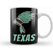 Humuts Culture Texas Love Vintage Retro Beyaz Kupa