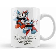 Humuts Cuphead And Mugman Beyaz Kupa
