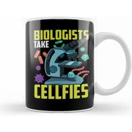 Humuts Cute Biologists Take Cellfies Science Selfies Pun Kupa Bardak