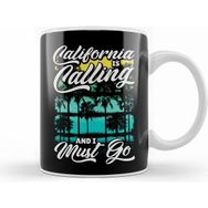 Humuts Cute California Is Calling And I Must Go Vacation Kupa Bardak
