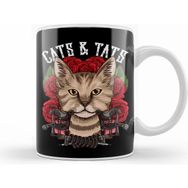Humuts Cute Cats & Tats Inked Funny Tattoo Obsessed Kupa