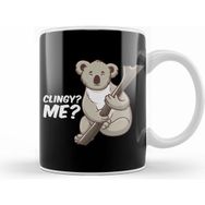Humuts Cute Clingy Me No Way Koala Funny Animal Pun Kupa Bardak