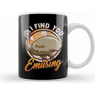 Humuts Cute Funny I Find You Emusing Amusing Emu Pun Kupa