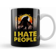 Humuts Cute Funny I Hate People Bigfoot Pun Nature Kupa