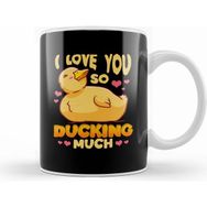 Humuts Cute & Funny I Love You So Ducking Much Duck Pun Kupa