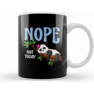 Humuts Cute & Funny Nope Not Today Lazy Napping Panda Kupa