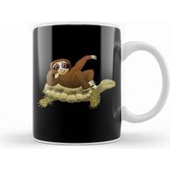 Humuts Cute & Funny Sloth Riding Turtle Adorable Animals Kupa