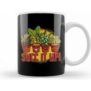 Humuts Cute & Funny Succ It Up Succulent Pun Kupa