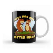 Humuts Cute Funny You Are My Otter Half Romantic Pun Kupa Bardak