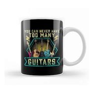 Humuts Cute Funny You Can Never Have Too Many Guitars Kupa Bardak