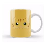 Humuts Cute Ginger Cat Ginger Stripped Cat Kupa Bardak