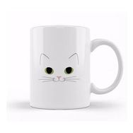 Humuts Cute Ginger Cat White Cat Kedi Kupa Bardak