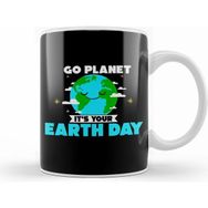 Humuts Cute Go Planet It's Your Earth Day Funny Pun Kupa