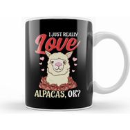 Humuts Cute I Just Really Love Alpacas Ok Funny Kupa Bardak