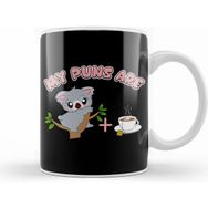 Humuts Cute My Puns Are Koala Tea Koalatea Quality Pun Beyaz Kupa