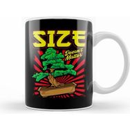 Humuts Cute Size Doesnt Matter Small Bonsai Tree Plant Beyaz Kupa