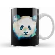 Humuts Cute Space Galactic Artsy Panda Bear Adorable Beyaz Kupa