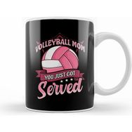 Humuts Cute Volleyball Mom You Just Got Served Pun Kupa Bardak