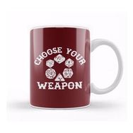 Humuts D and D Choose Your Weapon Dice Kupa Bardak