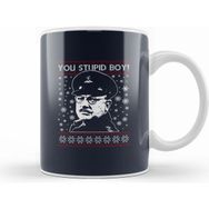 Humuts Dads Army Stupid Boy Christmas Knit Pattern Kupa Bardak