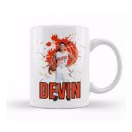 Humuts Devin Booker Vintage Aart Legend Basketball Gift Vintage Retro Style Kupa Bardak
