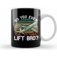 Humuts Do You Even Lift Bro Funny Airplane Pilot Flying Kupa