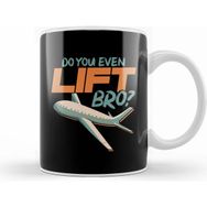 Humuts Do You Even Lift Bro Funny Airplane Pilot Pun Kupa