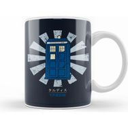 Humuts Dr Who Tardis Retro Japanese Beyaz Kupa