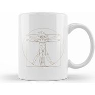 Humuts Dragon Ball Z Vitruvian Goku Beyaz Kupa
