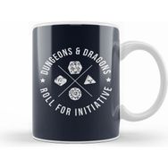 Humuts Dungeons And Dragons Roll For Initiative Beyaz Kupa