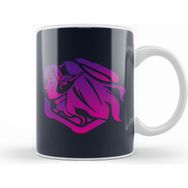 Humuts Dva Purple Artwork Overwatch Beyaz Kupa