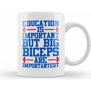 Humuts Education is Important But Big Biceps is Importantest Kupa