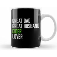 Humuts Fathers Day Great Dad Great Husband Cider Lover Kupa Bardak