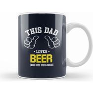 Humuts Fathers Day This Dad Loves Beer And His Children Kupa Bardak