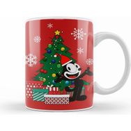 Humuts Felix The Cat Around The Christmas Tree Kupa Bardak