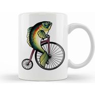 Humuts Feminism Fish Without A Bicycle Balık Kupa Bardak
