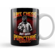 Humuts Fencing Like Chess But With Puncture Wounds Funny Kupa Bardak