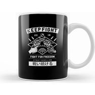 Humuts Fight For Freedom Beyaz Kupa