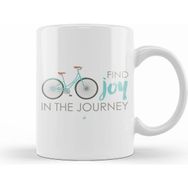 Humuts Find Joy In The Journey Bike Beyaz Kupa