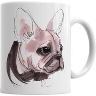 Humuts Fransız Bulldog Beyaz Kupa