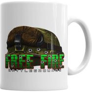Humuts Free Fire Capacete Beyaz Kupa