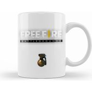 Humuts Free Fire Granade Beyaz Kupa