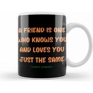Humuts Friendship Quotes Gift Elbert Hubbard Beyaz Kupa