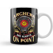 Humuts Funny Archers Are Always On Point Archery Pun Kupa Bardak