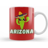 Humuts Funny Arizona Beyaz Porselen Kupa Bardak